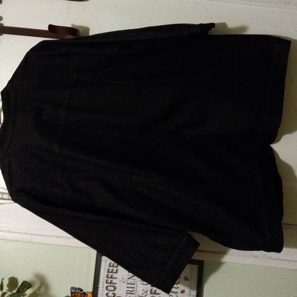 Liz & Me Signature 1X, Dark Blue Denim Blazer/Jacket NWT - Picture 6 of 6